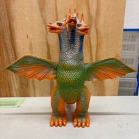 ブルマァク ジャイアントキングギドラ ソフビ 当時物 東宝 ゴジラ